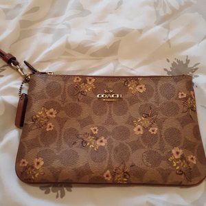 Coach New York coated canvas Large wristlet